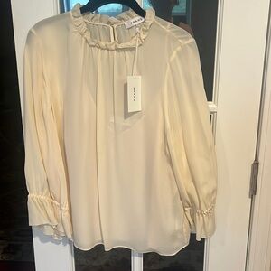 Frame Silk Top NWT L